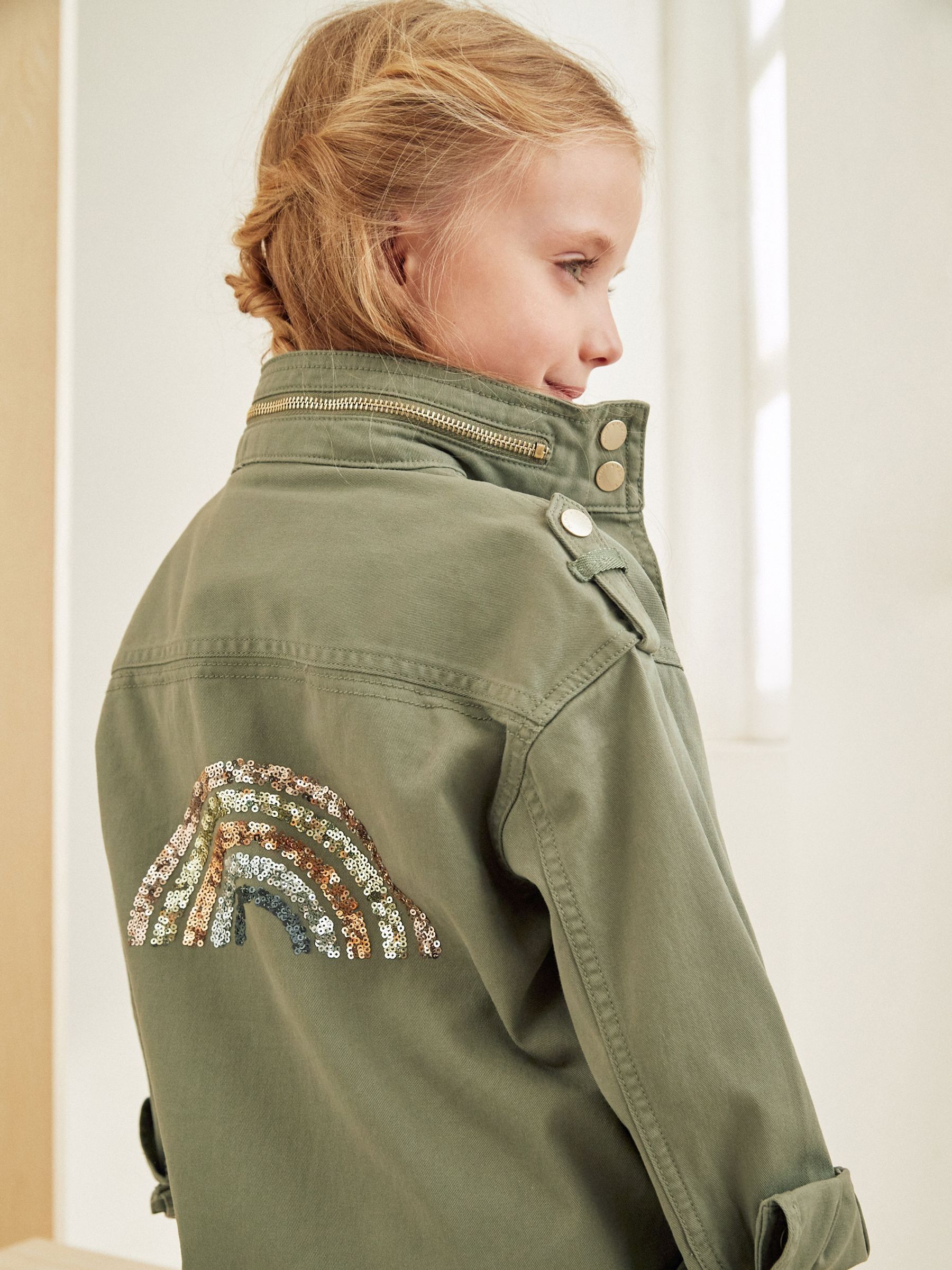 Buy Mint Velvet Khaki Utility Jacket from Next Luxembourg