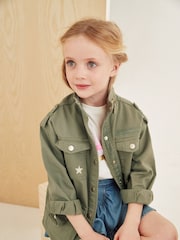 Mint Velvet Khaki Utility Jacket - Image 6 of 12
