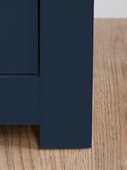 Birlea Navy Blue Highgate 4 Drawer Chest - Image 3 of 7