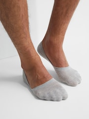 Reiss Grey Melange Axis Trainer Socks - Image 2 of 2