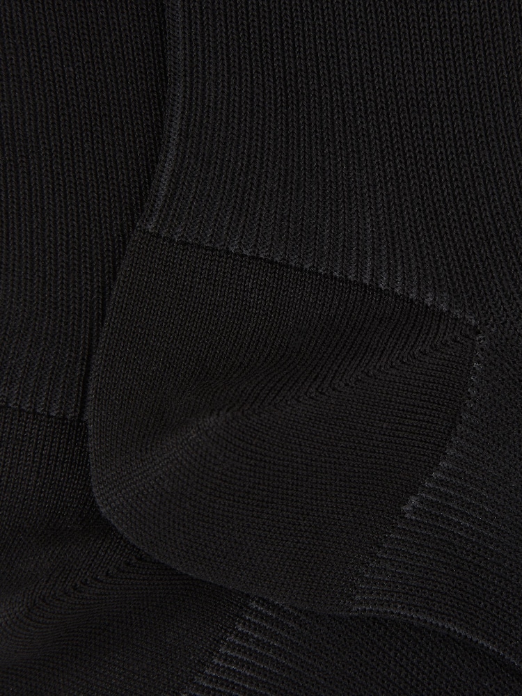 Reiss Black Cory Two Tone Cotton Socks - Image 4 of 4