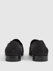 Reiss Black Bay Slip-On Jacquard Loafers - Image 6 of 6