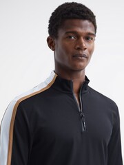 Reiss Black Kings Half-Zip Golf Top - Image 4 of 6