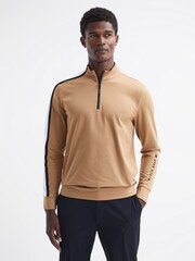 Reiss Camel Kings Half-Zip Golf Top - Image 1 of 6