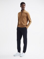 Reiss Camel Kings Half-Zip Golf Top - Image 3 of 6