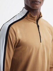 Reiss Camel Kings Half-Zip Golf Top - Image 6 of 6