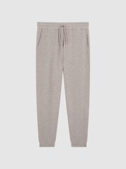 Reiss Taupe Melange Jose Drawstring Joggers - Image 2 of 5