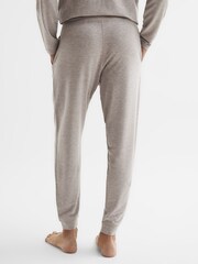 Reiss Taupe Melange Jose Drawstring Joggers - Image 5 of 5