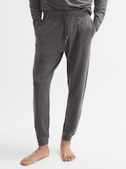 Reiss Dark Grey Jose Drawstring Joggers - Image 1 of 5