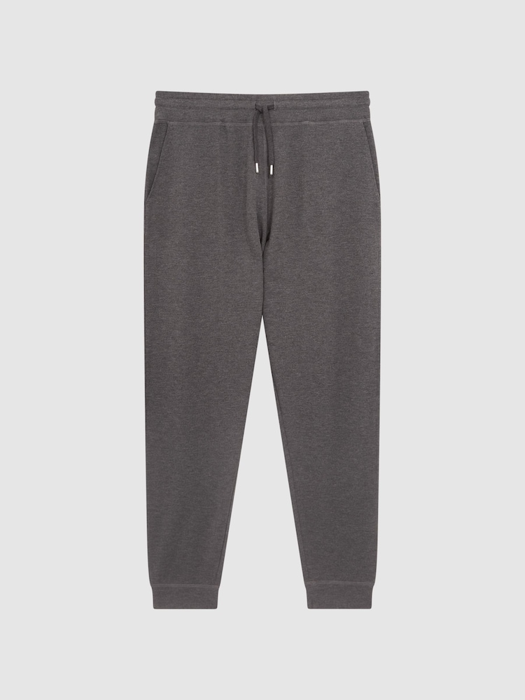 Reiss Dark Grey Jose Drawstring Joggers - Image 2 of 5