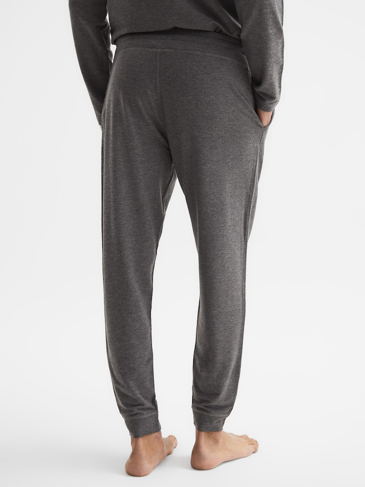 Reiss Dark Grey Jose Drawstring Joggers - Image 5 of 5