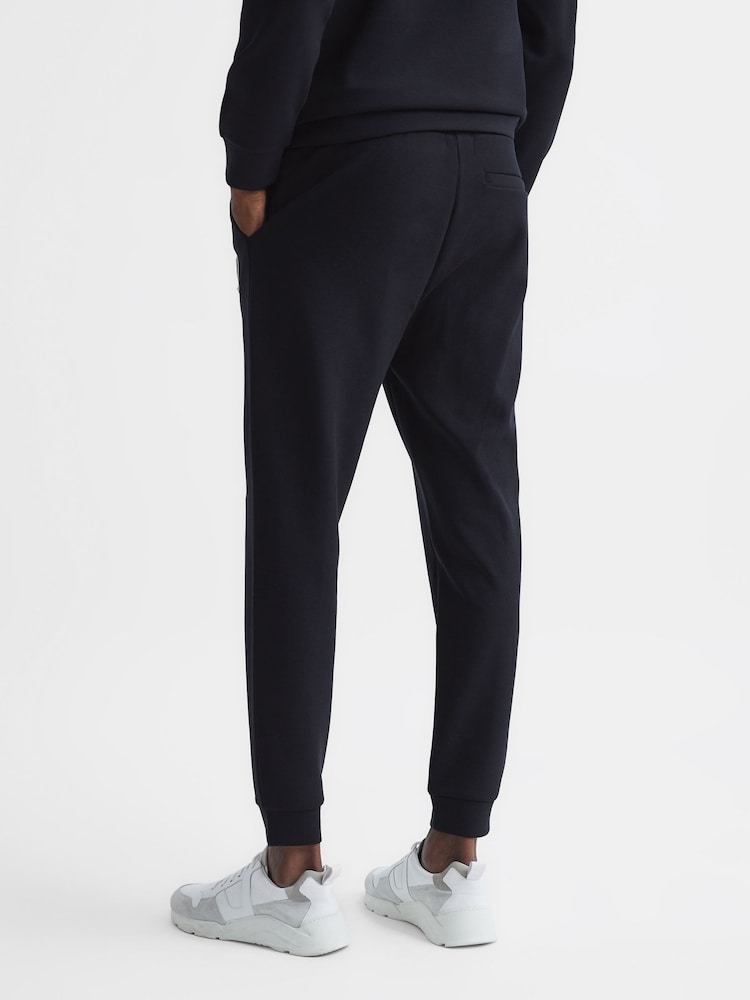 Reiss Navy Premier Logo Drawstring Loungewear Joggers - Image 5 of 5