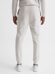 Reiss Off White Premier Logo Drawstring Loungewear Joggers - Image 5 of 6