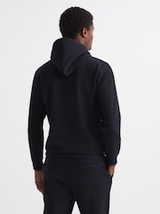 Reiss Navy Fabien Logo Loungewear Hoodie - Image 5 of 5
