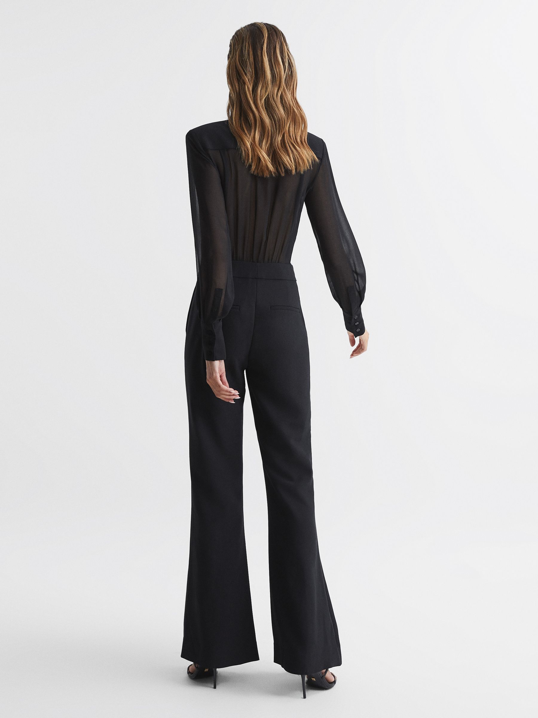 Buy Reiss Black Lennon Tuxedo Jumpsuit from Next USA