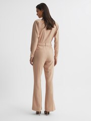Reiss Nude Dania Petite Wide Leg Jumpsuit - Image 5 of 7