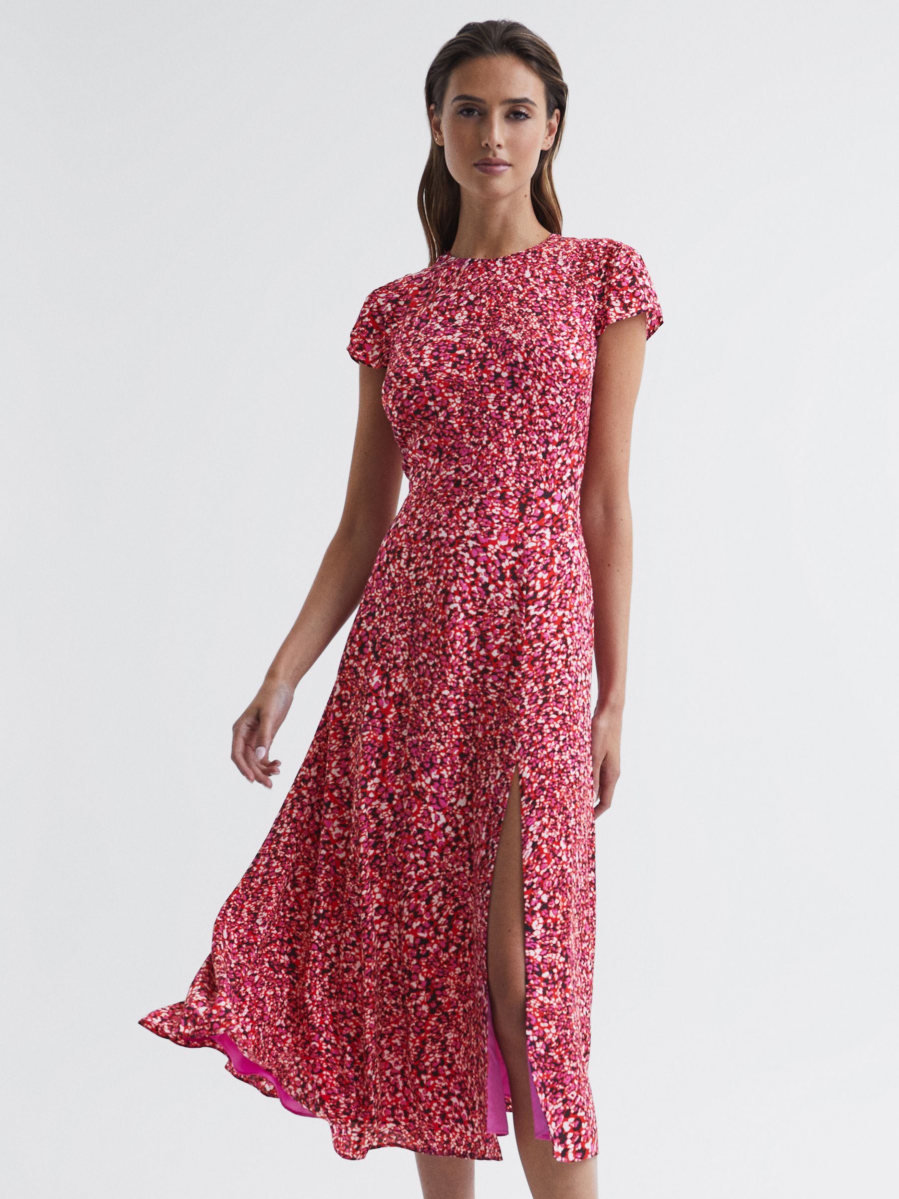 Reiss red dress discount