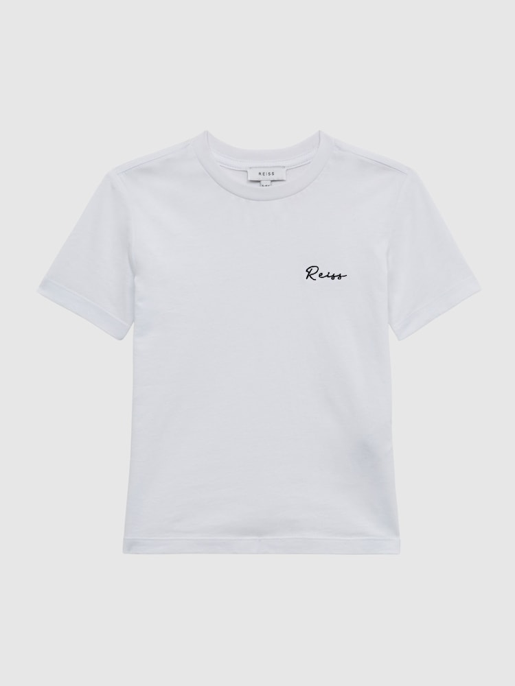 Todd - T-shirt in jersey con logo ricamato - Immagine 2 di 6