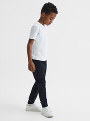 Todd - T-shirt in jersey con logo ricamato - Immagine 3 di 6