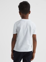 Todd - T-shirt in jersey con logo ricamato - Immagine 5 di 6