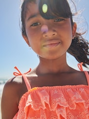 Fluro Orange Tiered Bikini (3-16yrs) - Image 5 of 10