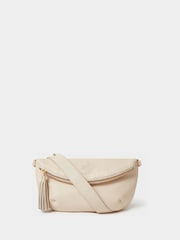 Osprey London White The Luxe Milano Leather Sling Bag - Image 1 of 6