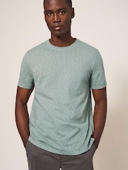 White Stuff Green Abersoch Short Sleeve T-Shirt - Image 1 of 7