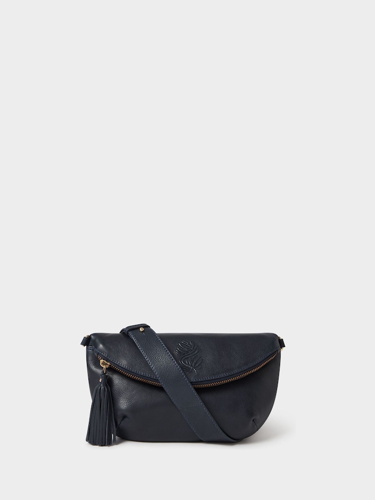 Osprey London Blue The Luxe Milano Leather Sling Bag - Image 1 of 6