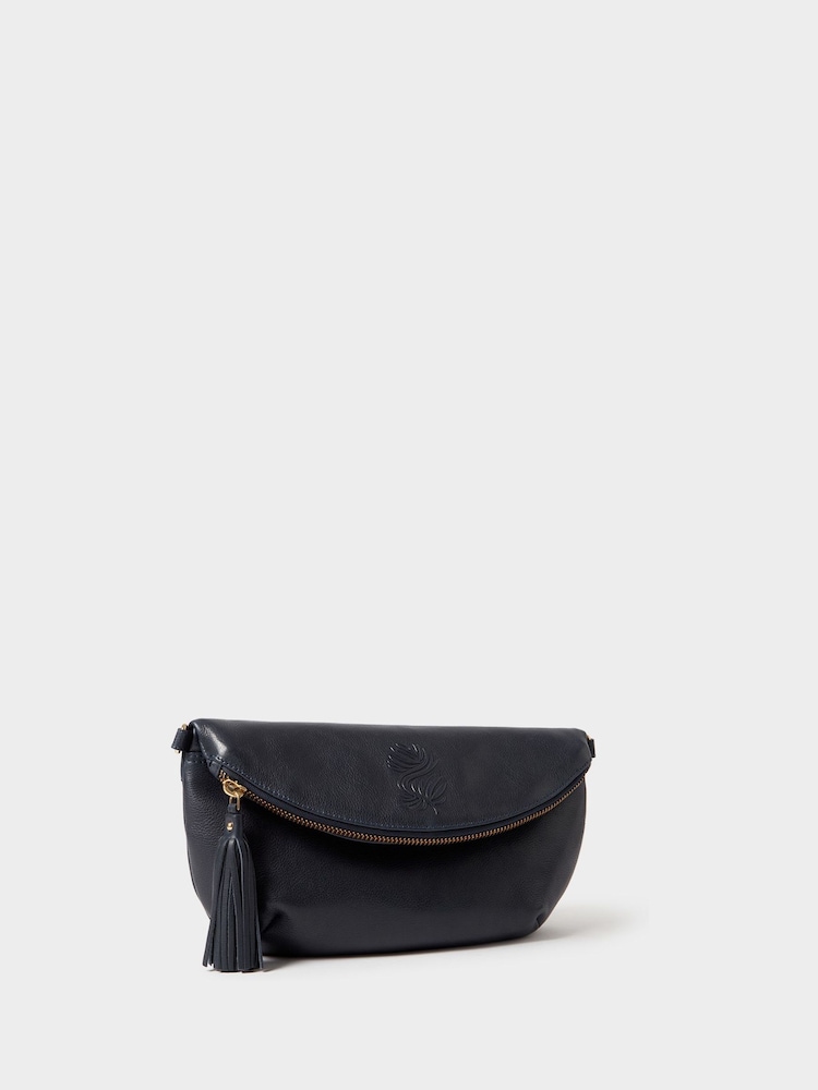 Osprey London Blue The Luxe Milano Leather Sling Bag - Image 2 of 6