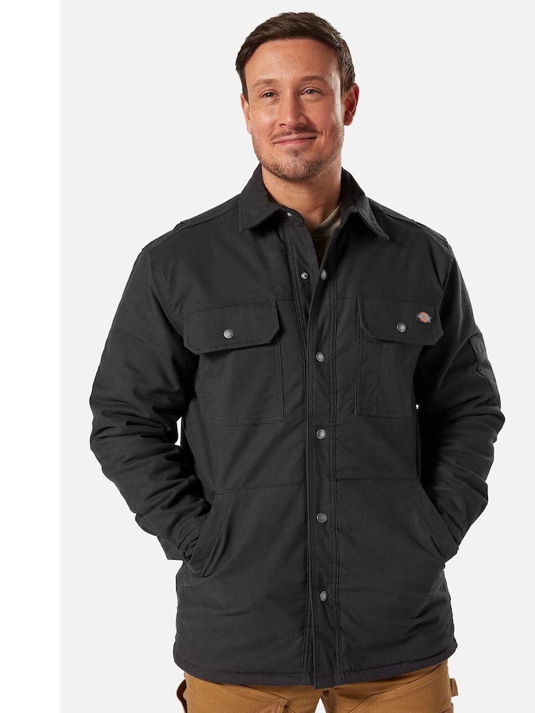 Dickies Flex Duck Black Shirt Jacket - Image 1 of 4 Dickies Flex Duck Black Shirt Jacket - Image 1 of 4