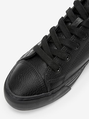 Black Wide Fit Forever Comfort® Patent Baseball Trainers - Image 6 of 6