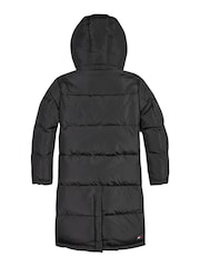 Tommy Hilfiger Black Alaska Maxi Parka Jacket - Image 2 of 4