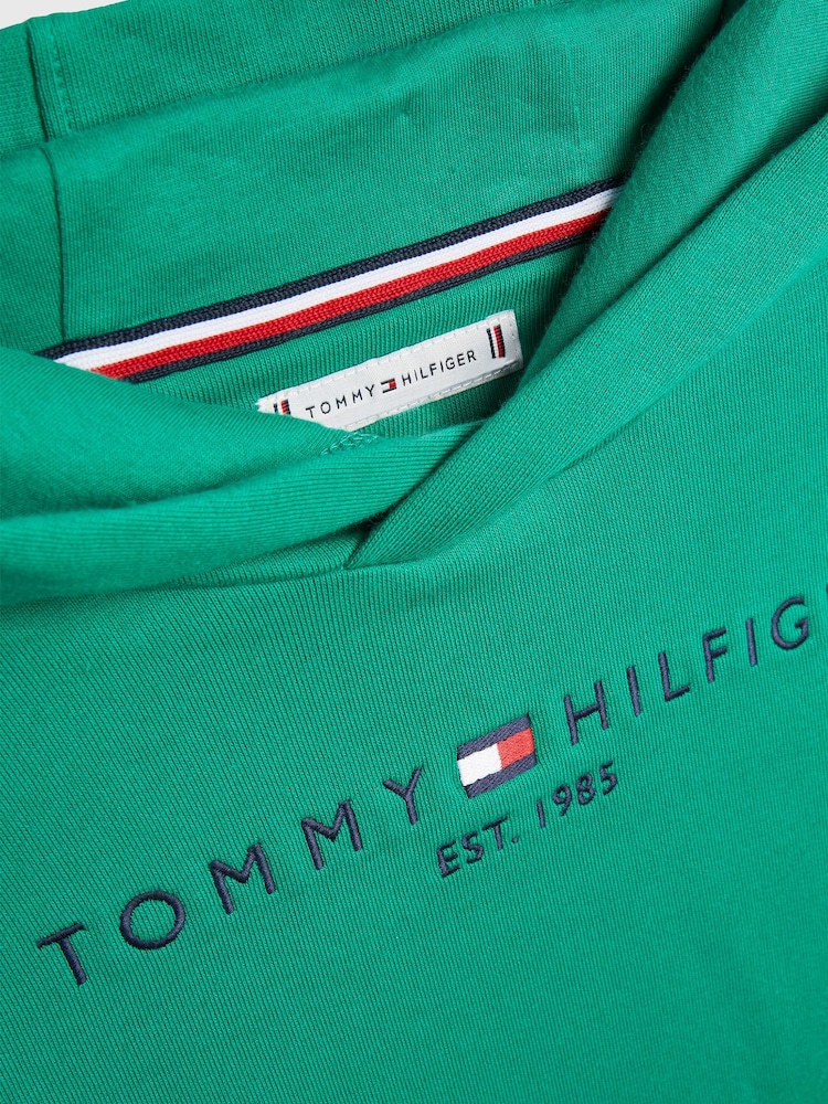 Tommy Hilfiger Green Essential Hoodie - Image 3 of 3