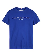 Tommy Hilfiger Blue 100% Cotton Essential T-Shirt - Image 1 of 3