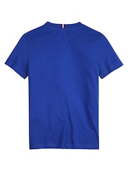 Tommy Hilfiger Blue 100% Cotton Essential T-Shirt - Image 2 of 3