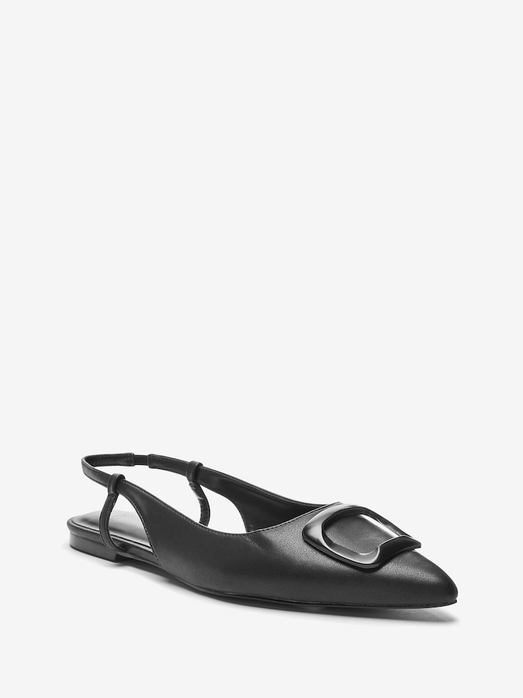 Schwarz - Forever Comfort® Schuhe mit Fersenriemen und Schnallendetail - Bild 2 von 4 Schwarz - Forever Comfort® Schuhe mit Fersenriemen und Schnallendetail - Bild 2 von 4