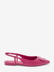 Pink Forever Comfort® Buckle Detail Slingback Shoes - Image 1 of 4