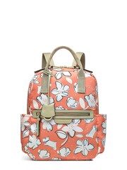 Radley London Orange Maple Cross Thrift Floral Backpack - Image 1 of 4