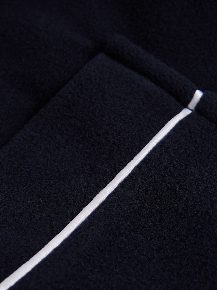 Reiss Snuggle Piped Fleece Nightwear Dressing Gown - صورة 7 من 7
