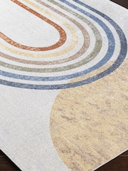 LIVABLISS Beige Lillian Washable Modern Rug - Image 7 of 8