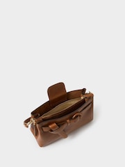Osprey London Brown The East West Belt Leather Shoulder Bag - Image 4 of 4