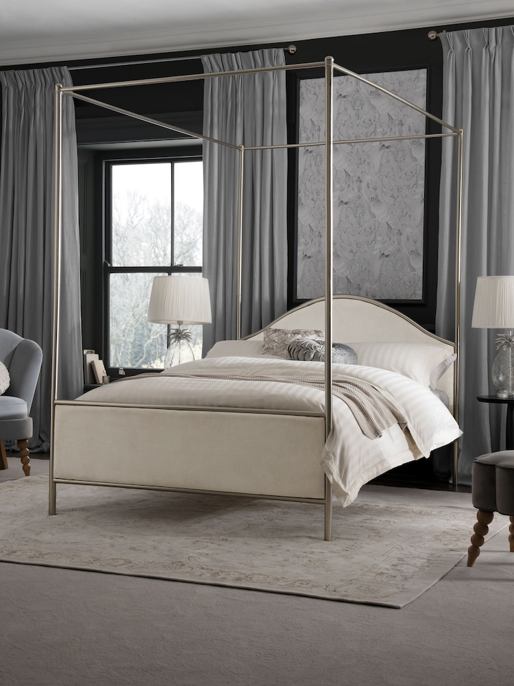 Laura Ashley Champagne Gold Empingham Metal Bed Frame - Image 1 of 5