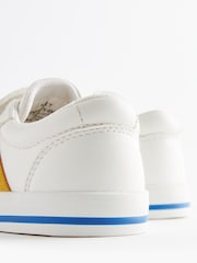 Blanc à rayures arc-en-ciel - Chaussures à fermeture scratch imprimé étoiles - Image 9 of 9