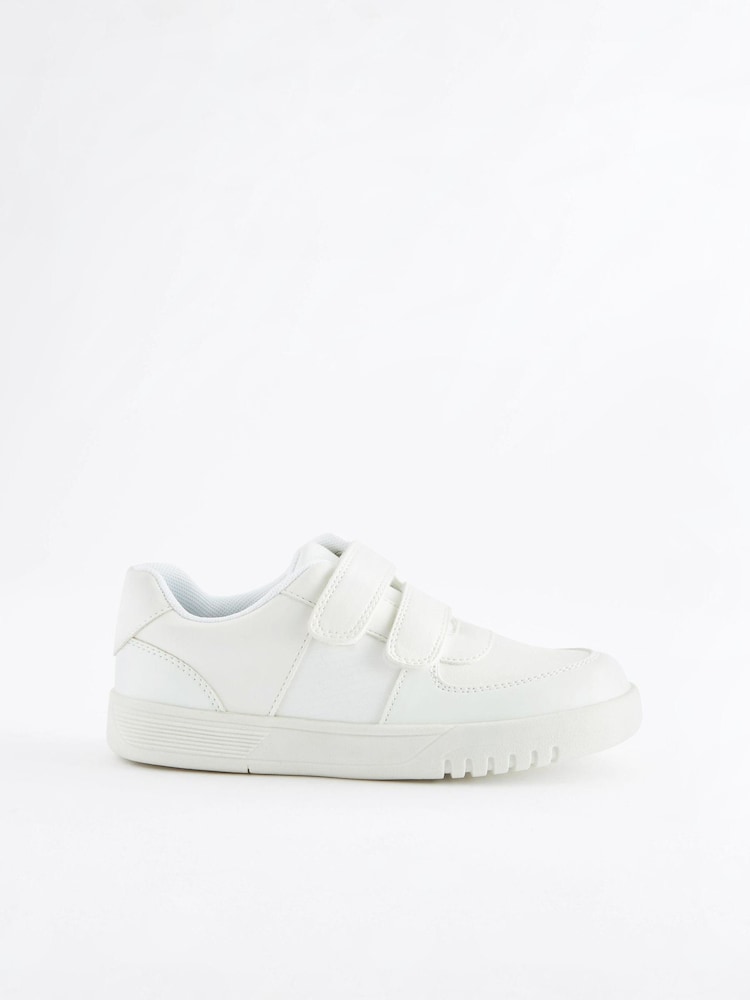 Weiß - Turnschuhe mit Klettverschluss - Bild 2 von 5 Weiß - Turnschuhe mit Klettverschluss - Bild 2 von 5