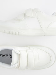 White Standard Fit (F) Strap Touch Fastening Shoes - Image 4 of 5