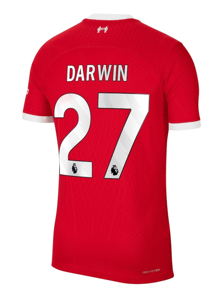 Nike Red Darwin - 27 Liverpool Home Match Shirt 2023-24 - Image 3 of 3