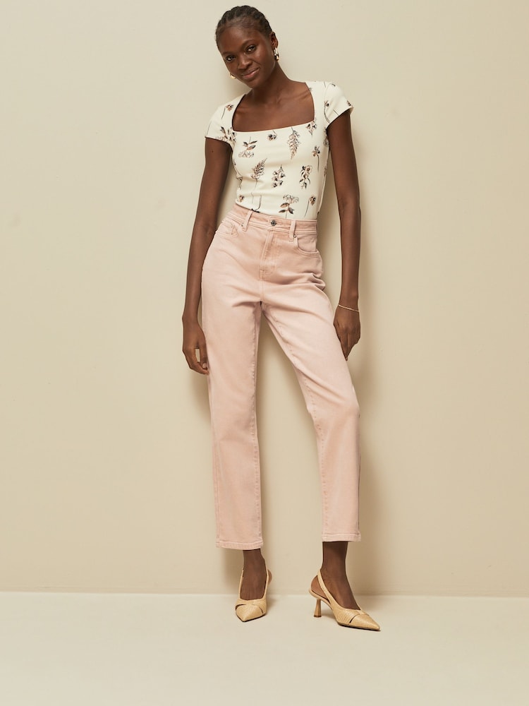Pink - Gerade geschnittene Jeans - Bild 1 von 1