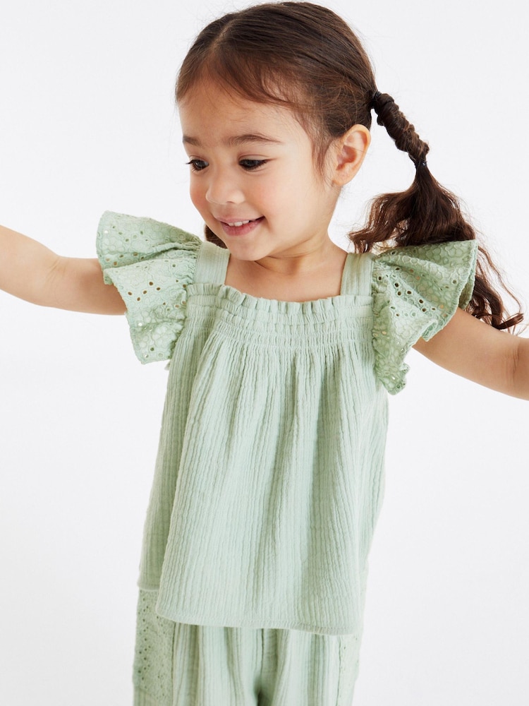 Sage Green 2 Piece Set (3mths-7yrs) - Image 2 of 7