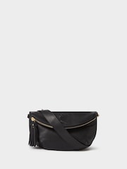 Osprey London Black The Luxe Milano Leather Sling Bag - Image 1 of 6