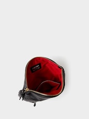 Osprey London Black The Luxe Milano Leather Sling Bag - Image 4 of 6